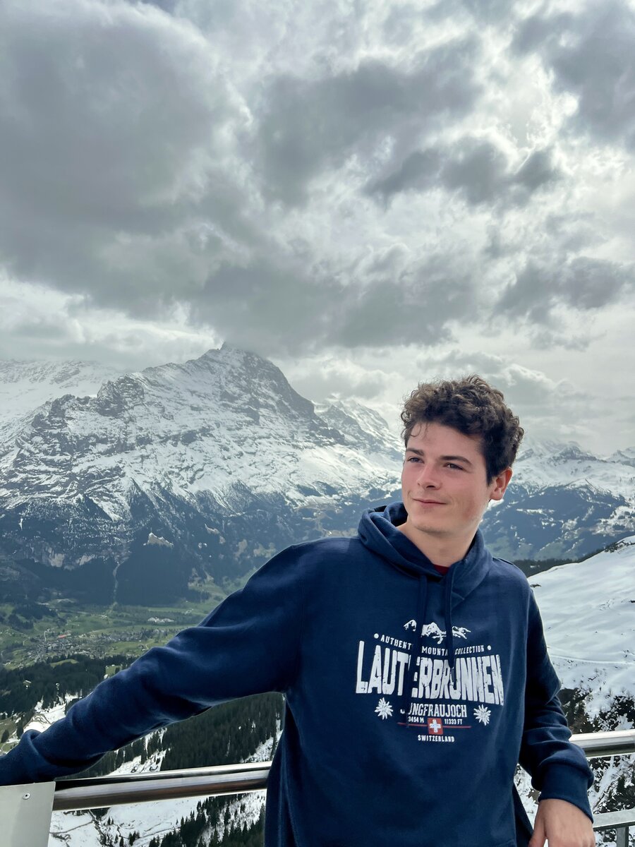 Luke in Switzerland
